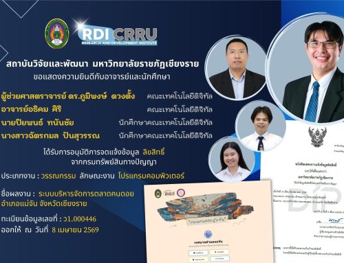 ขอแสดงความยินดีกับอาจารย์และนักศึกษา คณะเทคโนโลยีดิจิทัล