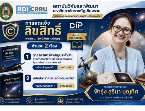 ขอแสดงความยินดีกับนักวิจัย